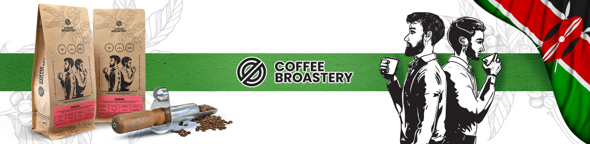 Baner kawa Coffee Broastery Kenya – kawa ziarnista z Keni