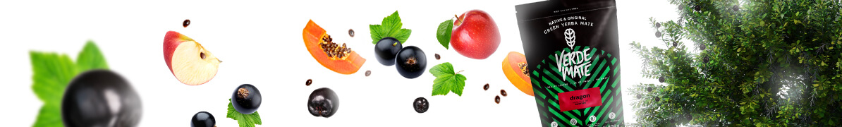 Baner Verde Mate Green Dragon – yerba mate o smaku egzotycznej pitai