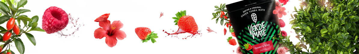 Baner Verde  Mate Green Lover’s Kiss – yerba mate z truskawką i maliną