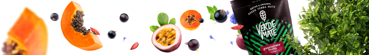 Baner Verde Mate Passionate Fruits – owocowa yerba mate z tropikalnymi dodatkami