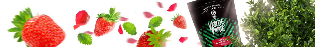 Baner yerba mate Pachamama Strawberry – yerba mate o naturalnym, truskawkowym smaku