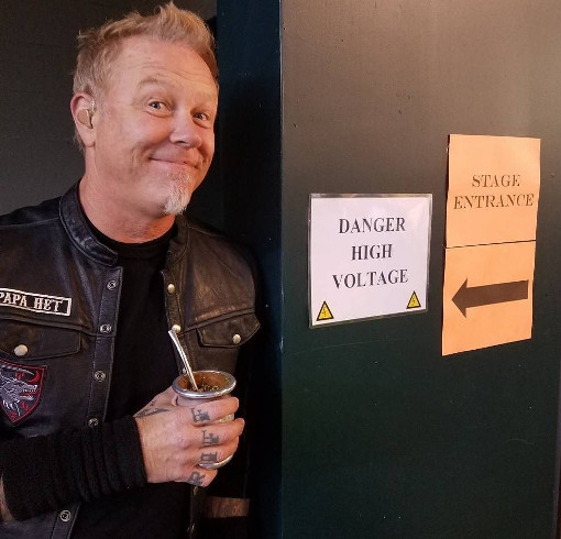 James Hetfield ppije yerba mate