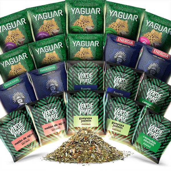 Próbki yerba mate