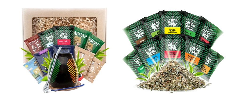 Próbki yerba mate