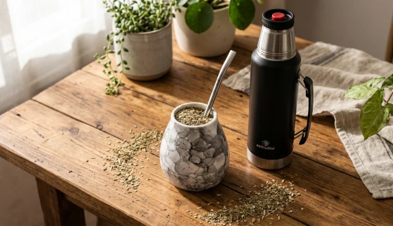 Akcesoria do yerba mate – matero ceramiczne, bombilla i termos do yerby