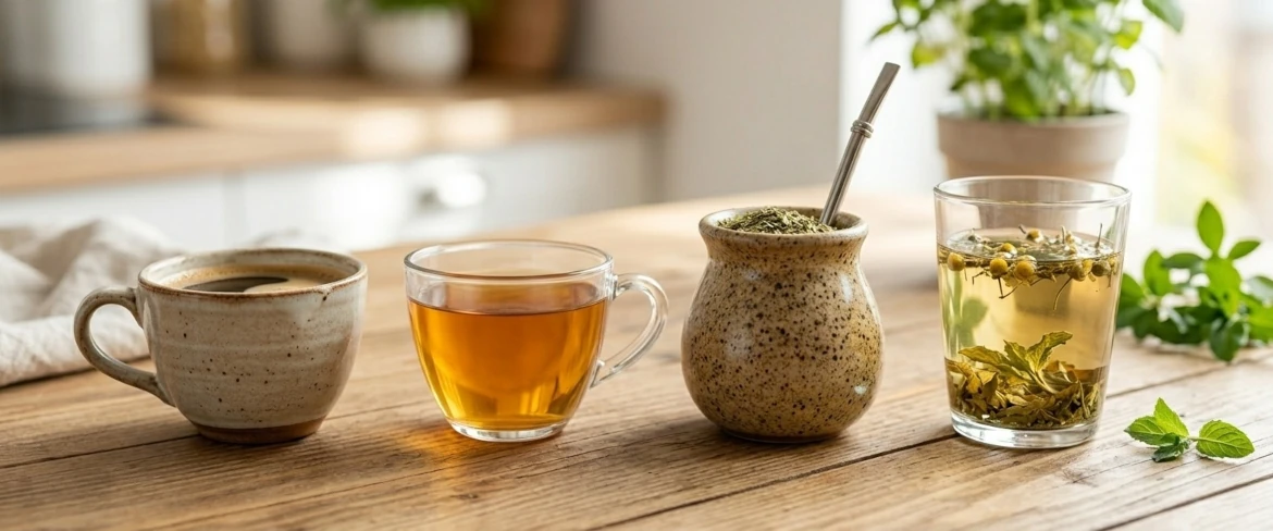Kawa, herbata i yerba mate – bezpieczna dzienna dawka kofeiny i świadome spożycie