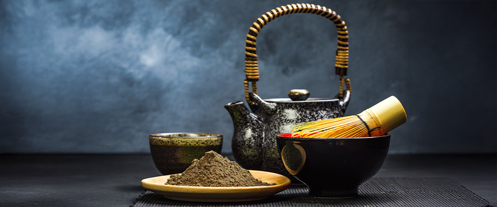 Sproszkowana prażona herbata zielona hojicha