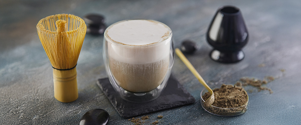 Hojicha latte