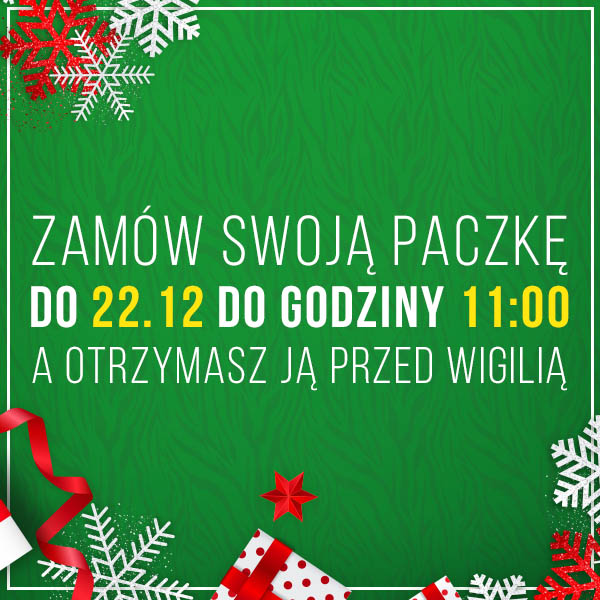 Dostawa zamówień przed Wigilią