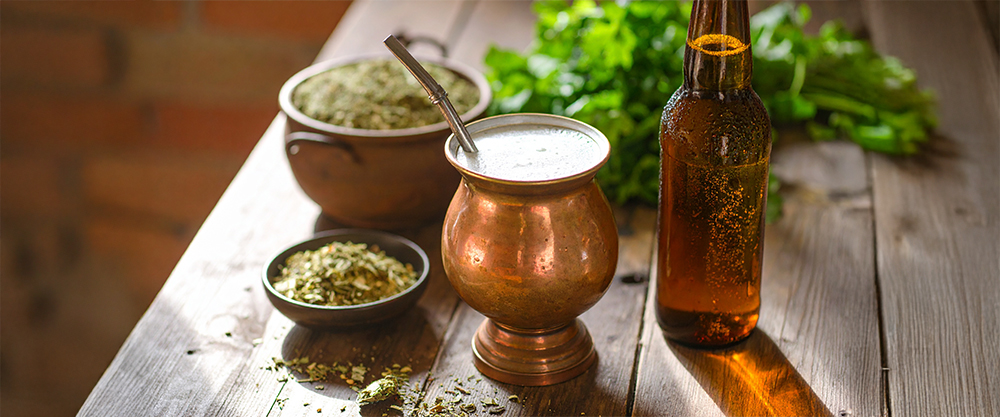 Yerba mate z piwem
