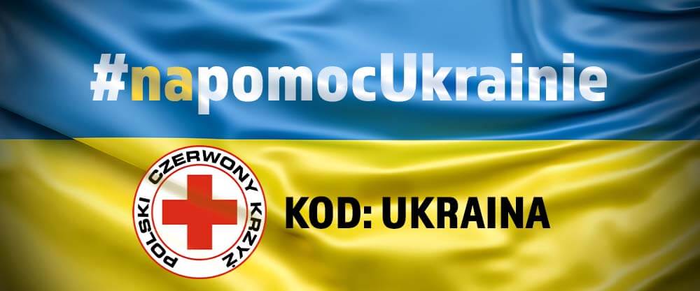 Flaga Ukrainy - na pomoc Ukrainie
