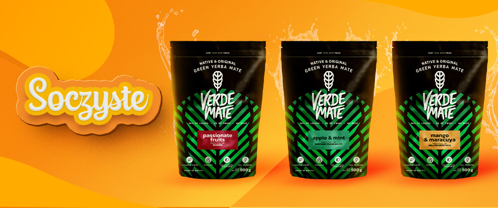 Yerba mate Verde Mate Green - Passionate Fruits, Apple & Mint i Mango & Maracuya w sklepie poyerbani.mom