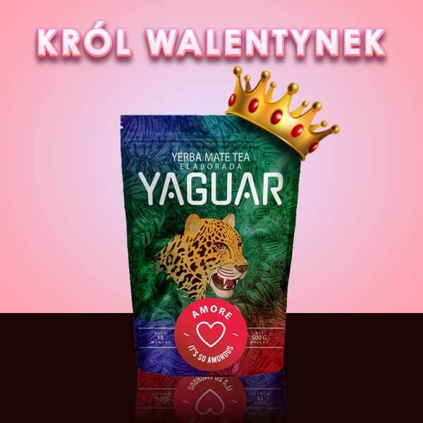Yerba mate Yaguar Amore - król walentynek