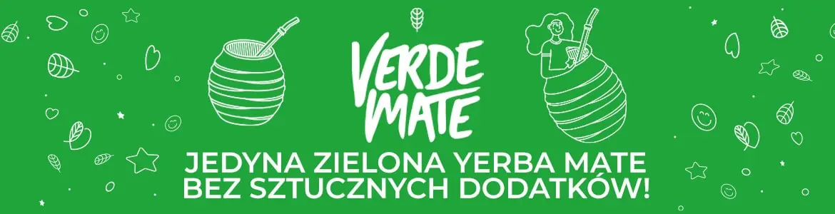 Verde Mate Green - jedyna zielona yerba mate bez sztucznych dodatków.
