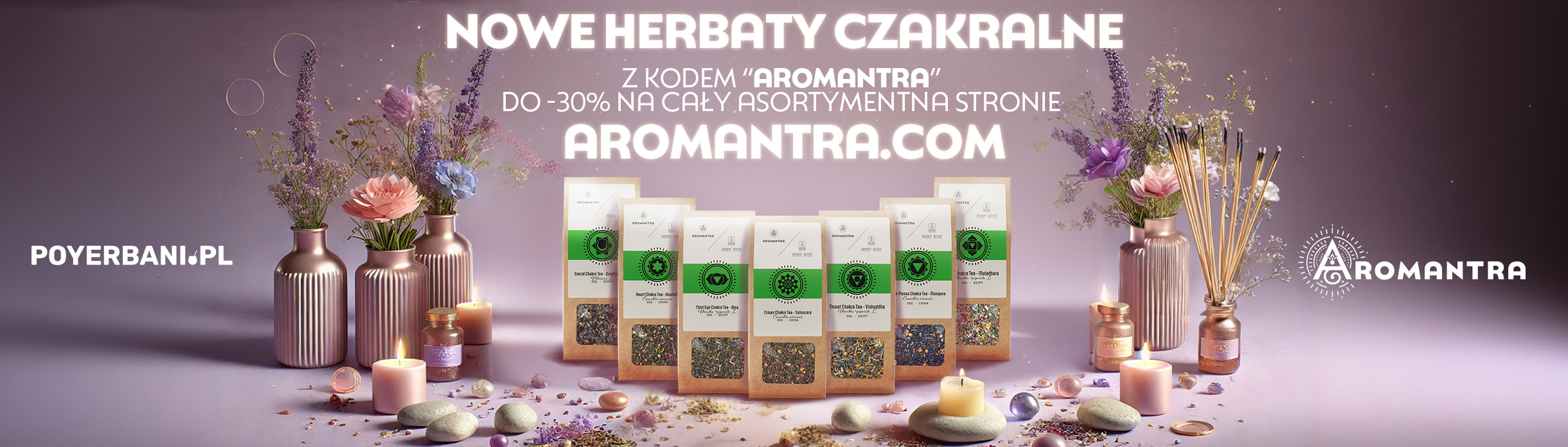 Nowe herbaty na czakry Aromantra x Mary Rose