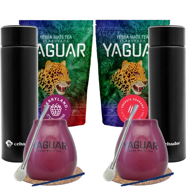 Zestaw Yerba Mate Termos bombilla dla dwojga 1kg