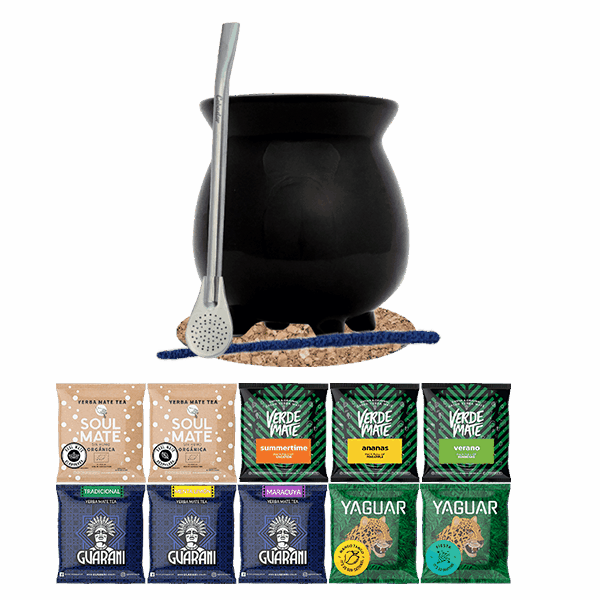 Zestaw na start Yerba Mate dużo rodzajów 500g Caldero