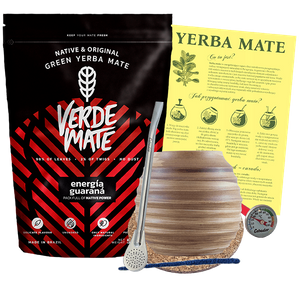 Zestaw Yerba Verde Mate Energia Guarana 500g