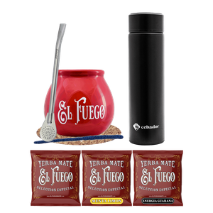 Zestaw startowy Yerba Mate 150g (3x50g) Termos