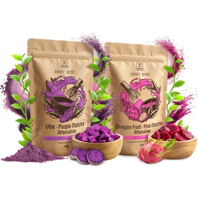 Zestaw Kolorowe Matche: Pink Matcha + Purple Matcha