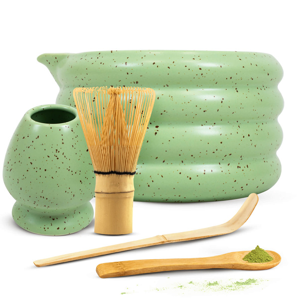 Zestaw akcesoriów do parzenia herbaty matcha