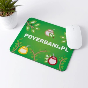 Podkładka pod mysz z logo PoYerbani