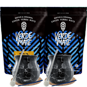 Zestaw Yerba Mate Mas IQ dla dwojga Bombilla 2x500