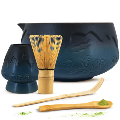 Zestaw akcesoriów do parzenia herbaty matcha