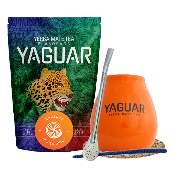 Zestaw Startowy do Yerba Mate Naranja Tykwa 500g