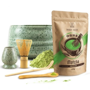 Zestaw do parzenia herbaty matcha: matcha 100g + akcesoria