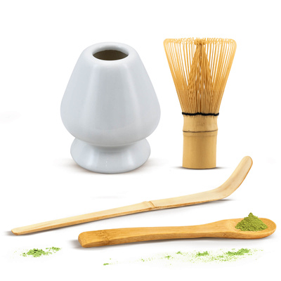 Zestaw akcesoriów do parzenia herbaty matcha