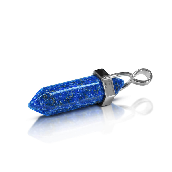 Lapis lazuli – zawieszka z łańcuszkiem w woreczku