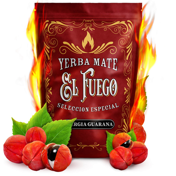 Zestaw Yerba Mate Verde Mate El Fuego Energia 2x500g + akcesoria