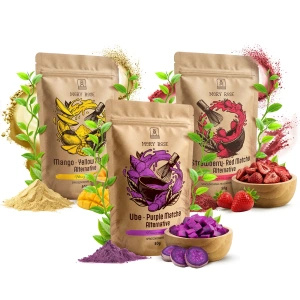 Zestaw Kolorowe Matche: Purple Matcha + Yellow Matcha + Red Matcha