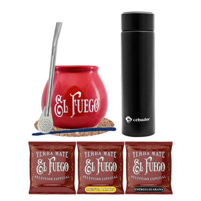 Zestaw startowy Yerba Mate 150g (3x50g) Termos