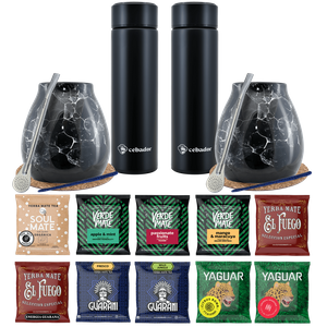 Zestaw Yerba Mate Termos bombilla dla dwojga 500g