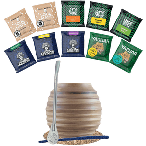 Zestaw startowy Yerba Mate Tykwa Bombilla 10x50g