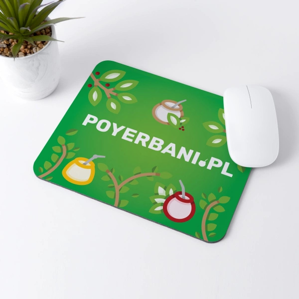 Podkładka pod mysz z logo PoYerbani