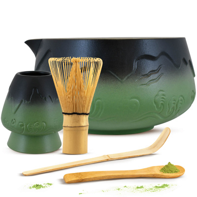 Zestaw akcesoriów do parzenia herbaty matcha