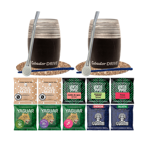 Zestaw dla dwojga Yerba Mate 500g 10x50g akcesoria