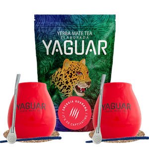 Zestaw Startowy dla dwojga Yerba Mate Yaguar Energia 500g