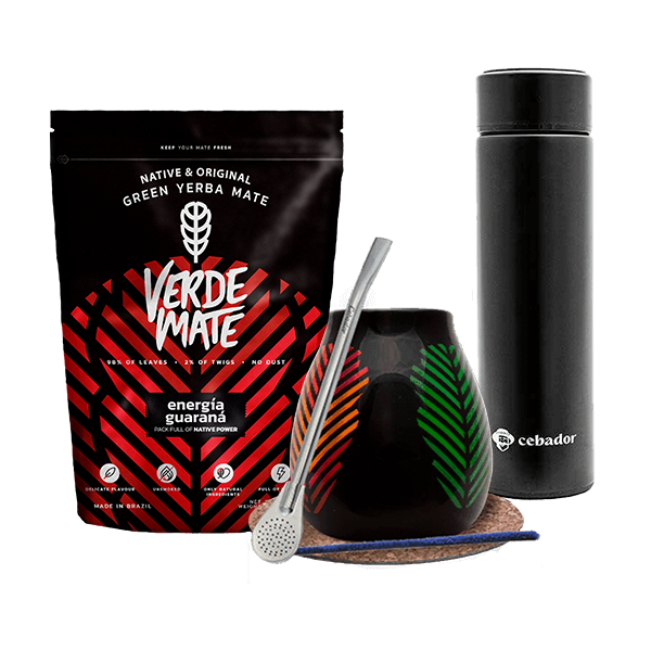 Zestaw Yerba Verde Mate Green 500g Tykwa Termos