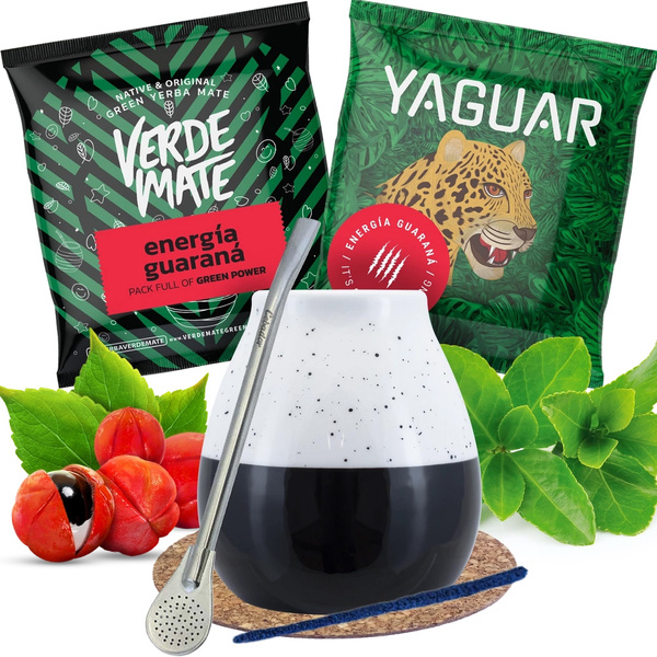 Zestaw Akcesoria Yerba Verde Mate Bombilla Matero