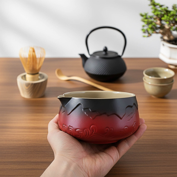Zestaw akcesoriów do parzenia herbaty matcha