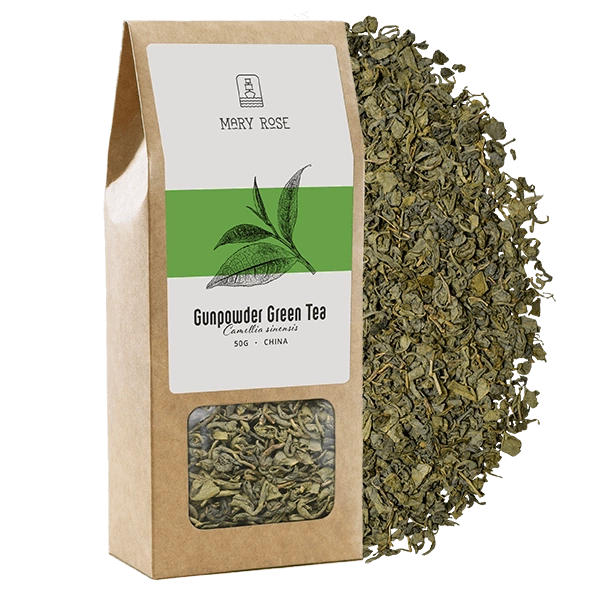Szczegóły herbaty Mary Rose Gunpowder