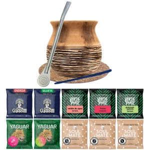Zestaw Matero Tykwa Yerba Verde Mate Green 10x50