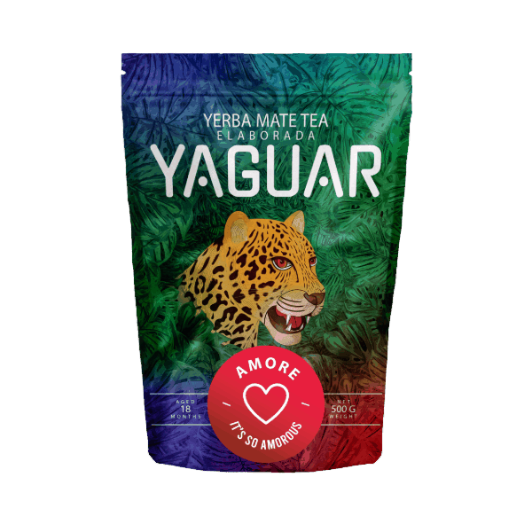 Yaguar Amore 500 g 0,5 kg – brazylijska yerba mate z owocami i ziołami  