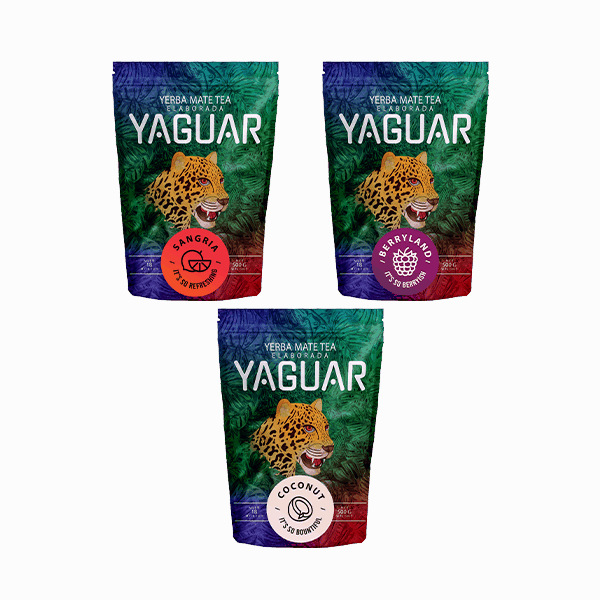 Trio yerba mate Yaguar na START dla początkujących