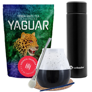 Zestaw Yerba Mate Yaguar Energia 500g + Termos