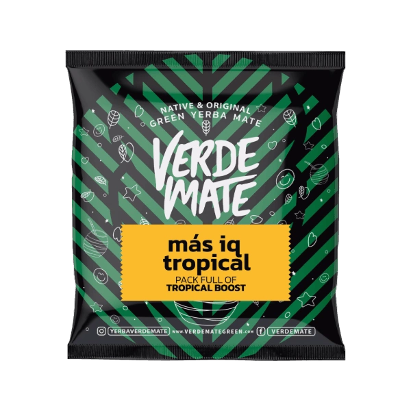 Verde Mate Green Más IQ Tropical - Zbliżenie
